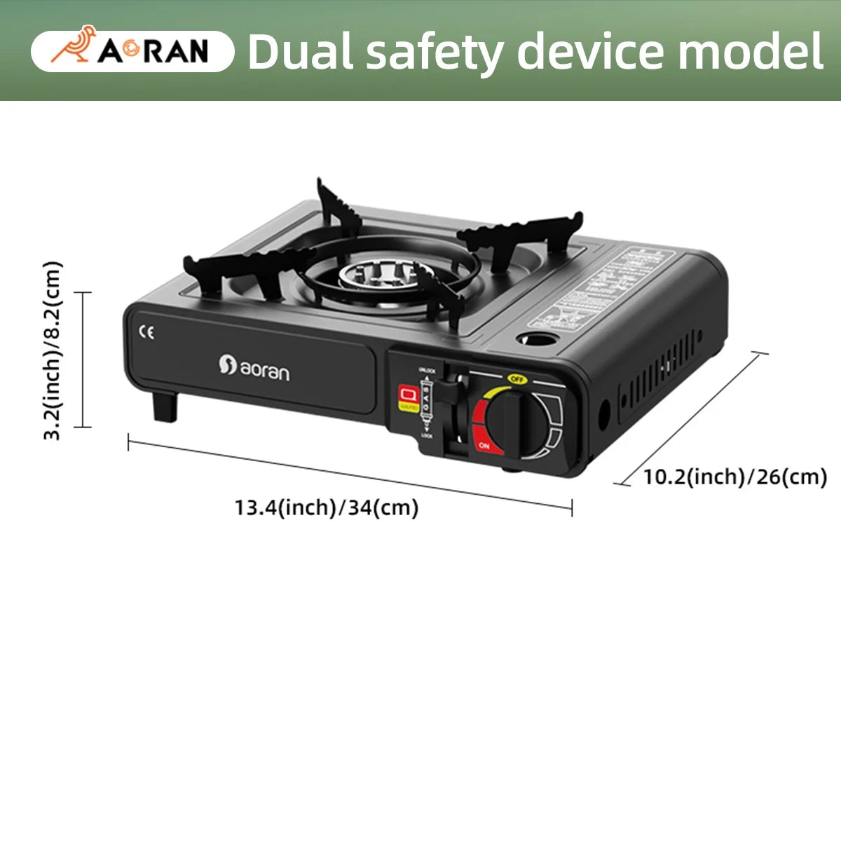 Compact Outdoor Portable Stove Grill for Camping Use