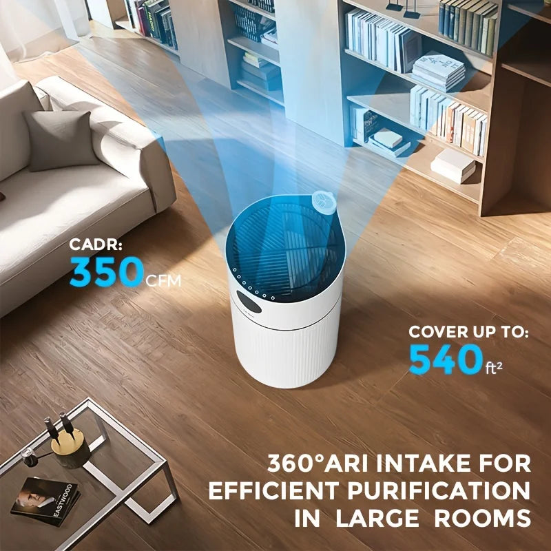 HEPA Air Purifier for Home with 3 Stage Filtration System