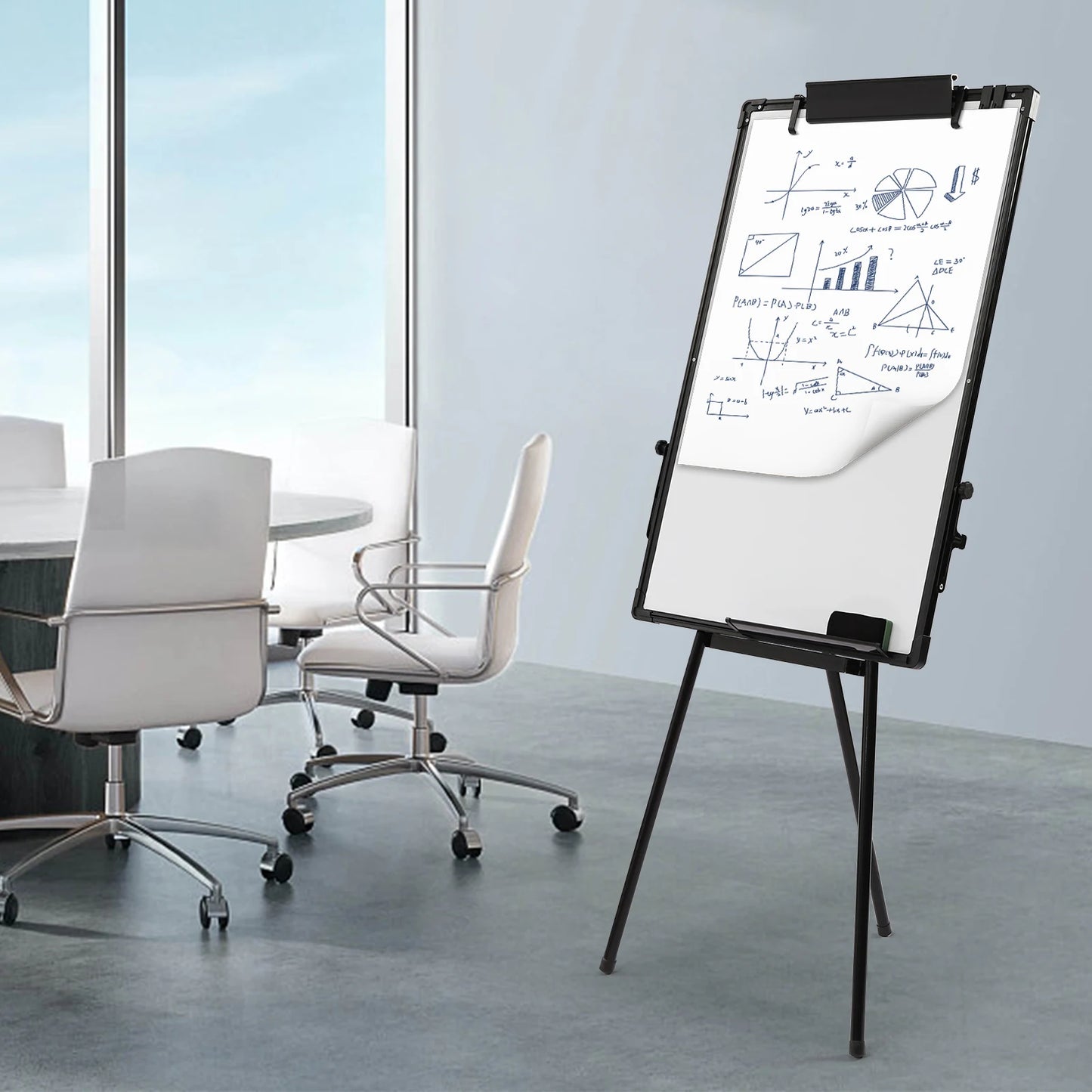 36 x 24 Inches Magnetic White Board Easel Stand for Home Office