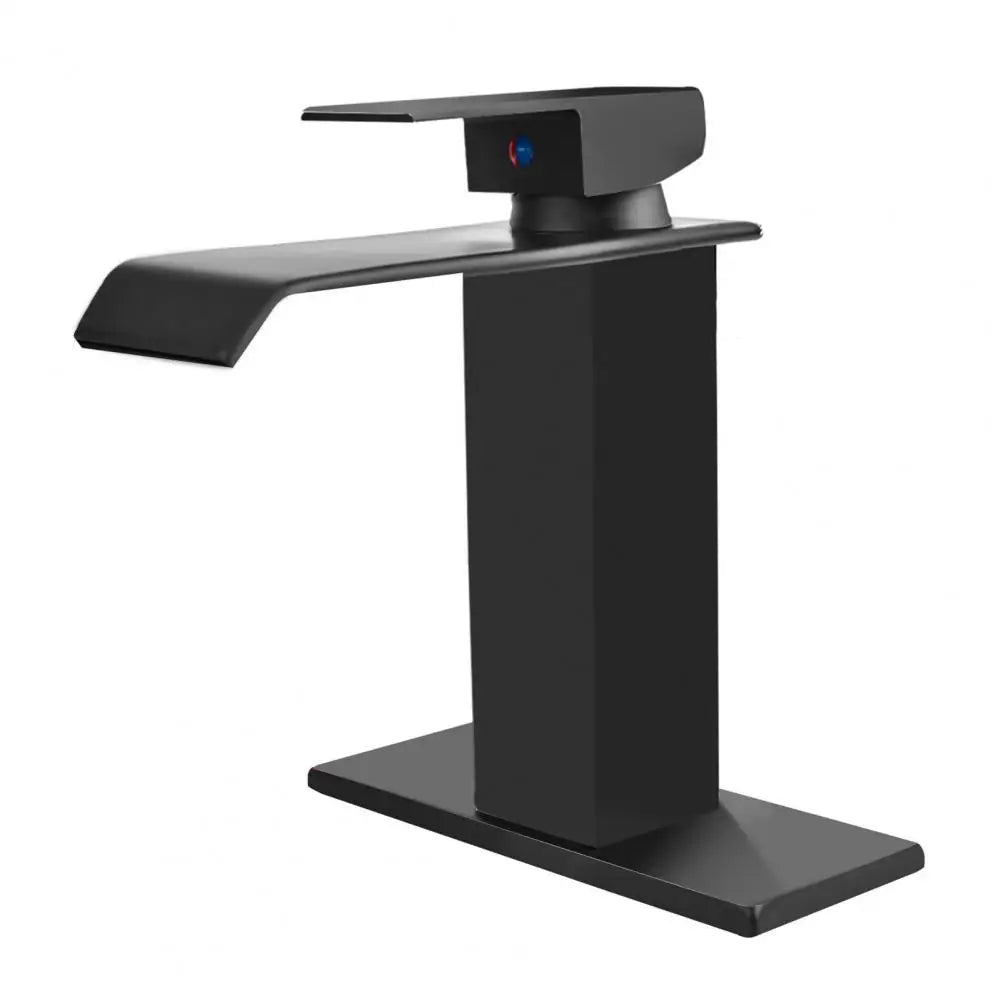 304 Stainless Steel Waterfall Wash Basin Sink Faucet