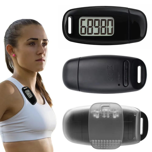3D Pedometer Portable Digital Pedometer USB Rechargeable