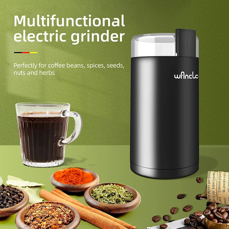 200w High-Power Coffee Grinder for Freshly Ground Coffee